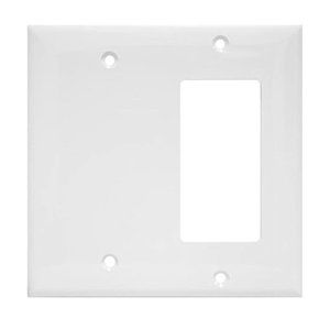 Blank outlet wall plate